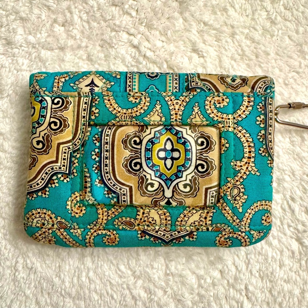 Vera Bradley Wallet Wristlet Totally Turquoise Pattern